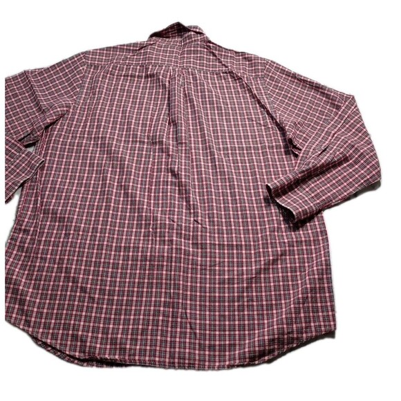 Chaps Shirt Mens XL Red Gray Button Up Long Sleeve Casual Men Est 1978 - Picture 2 of 10